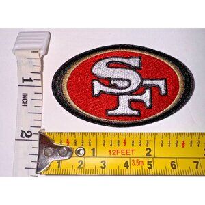 San Francisco 49ers Iron On Patch 2.5" Embroidered Patch Sew NFL SF